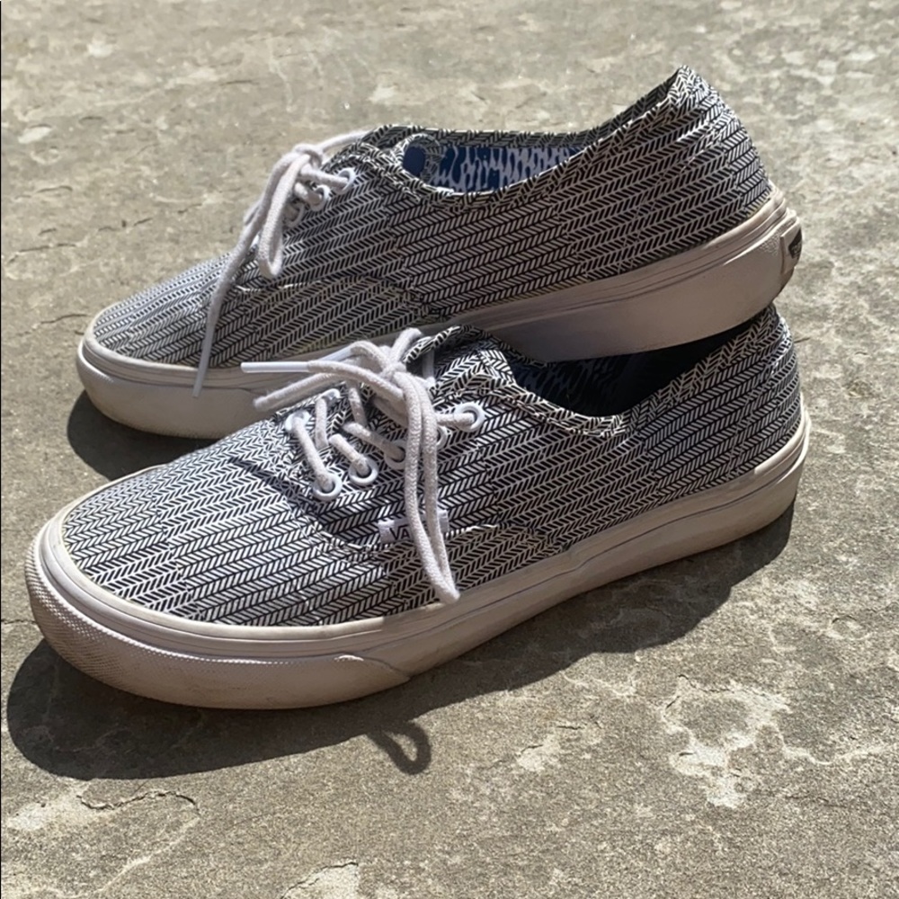 Chevron pattern Vans